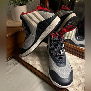 ADIDAS John Wall‎ 1 Classic Signature High Top Basketball Sneakers Blue Red Sz 6